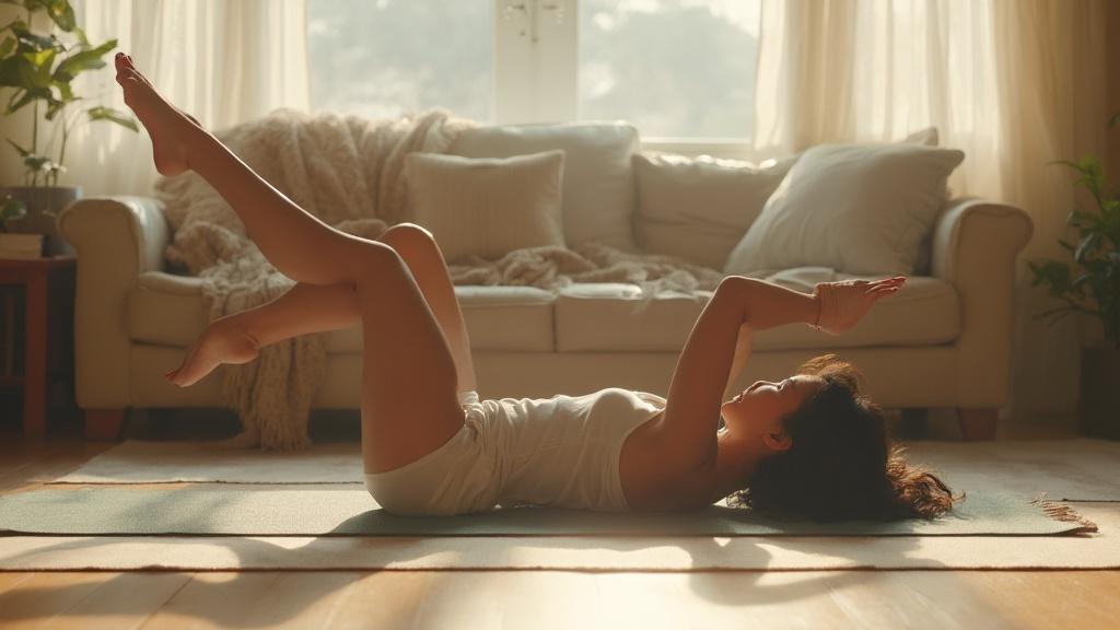 4가지 누워서 하는 근력운동으로 관절 부담 없는 즐거운 운동