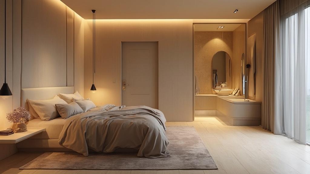 고급 아파트 내부의 지속 가능한 럭셔리 트렌드 2025